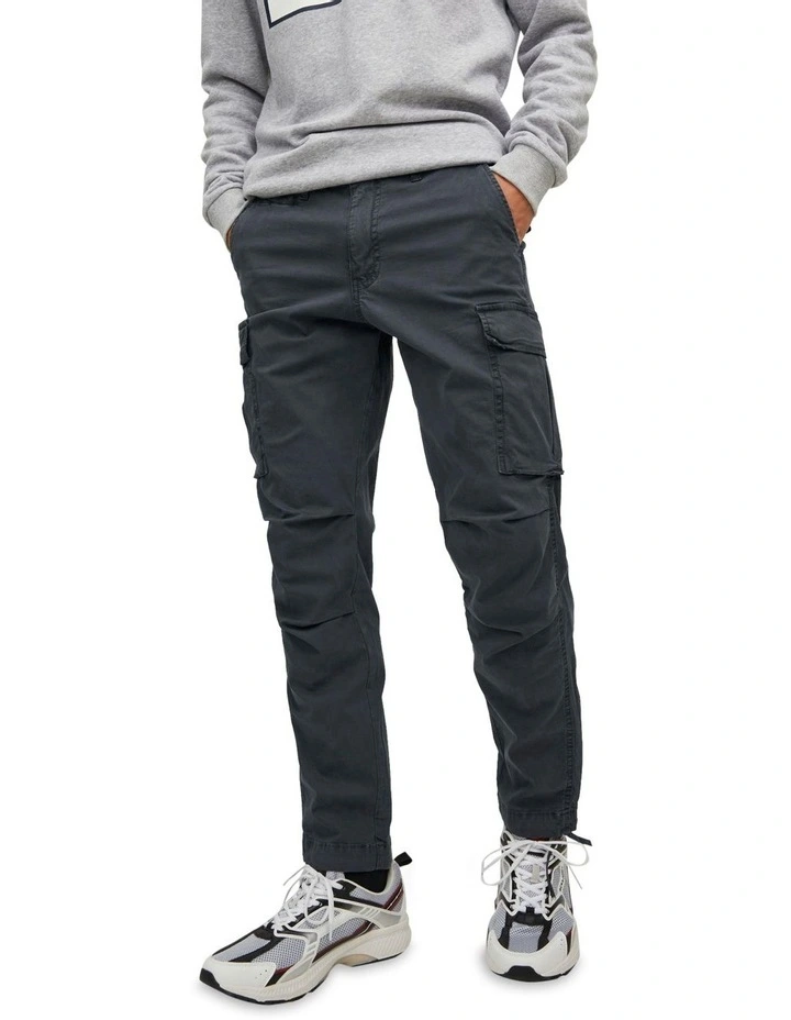 Ace Tucker Cargo Pants in Grey image 1