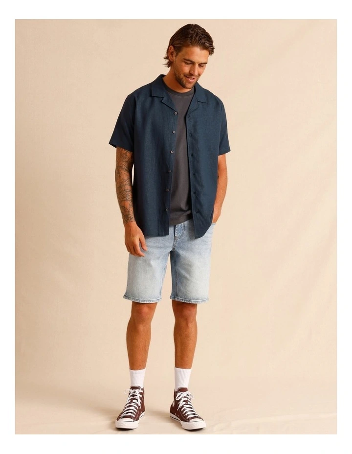 Haven Hemp Relaxed Fit Shirt in Navy image 2