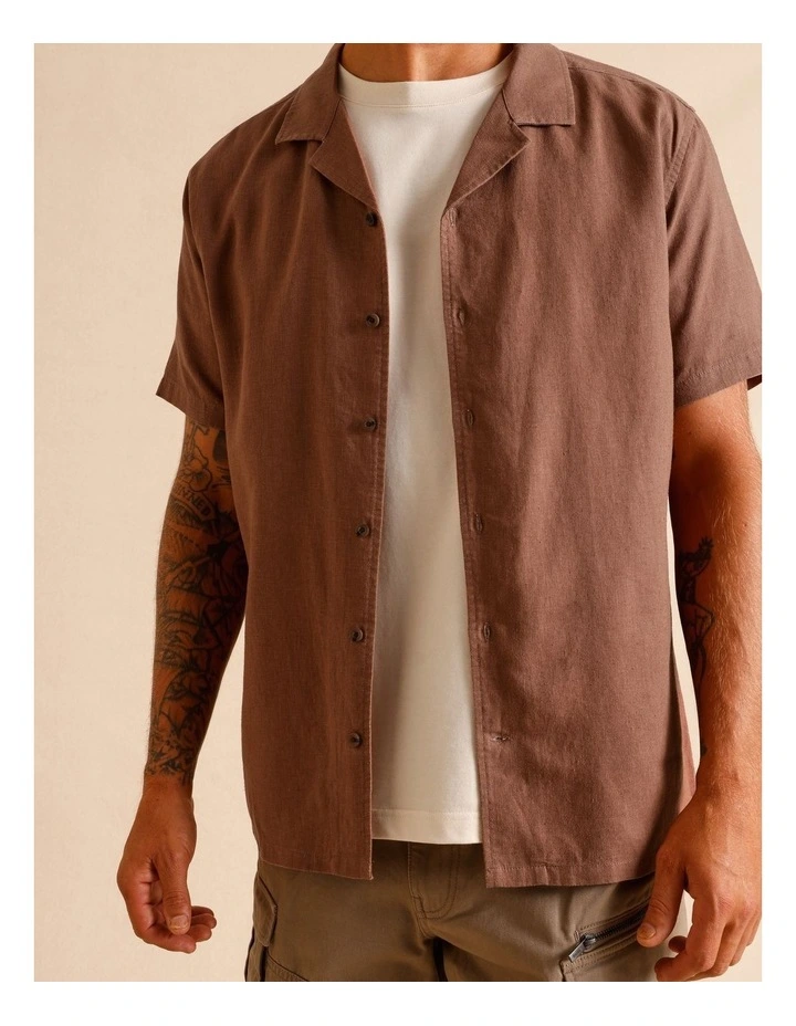 Haven Hemp Relaxed Fit Shirt in Copper image 1