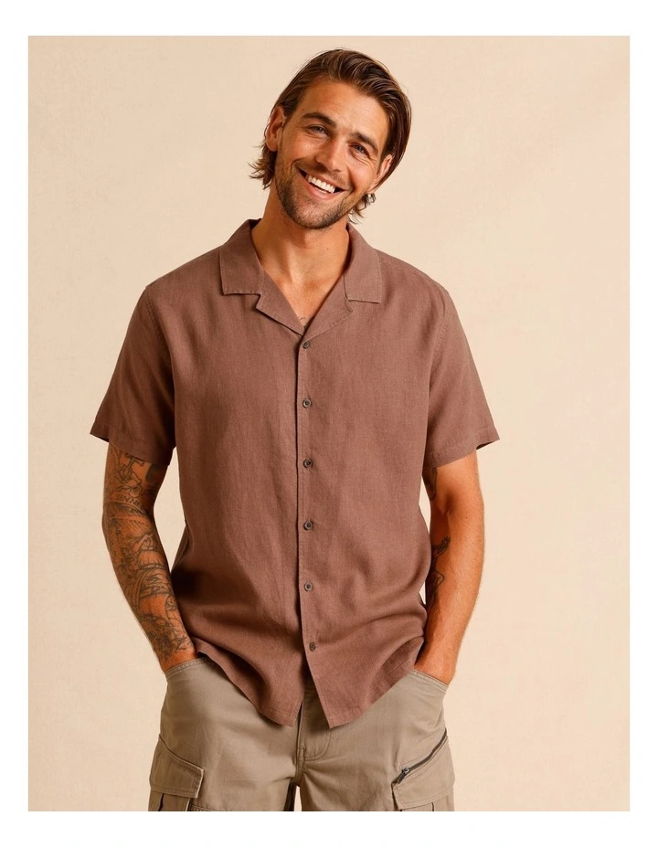 Haven Hemp Relaxed Fit Shirt in Copper image 5