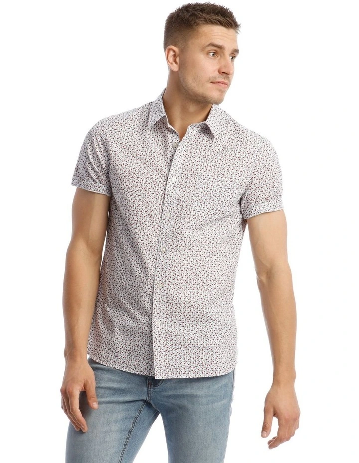 Corked Short Sleeve Print Shirt image 1
