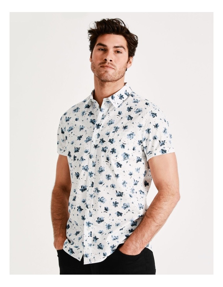 Brays Ditsy Print Short Sleeve Shirt in