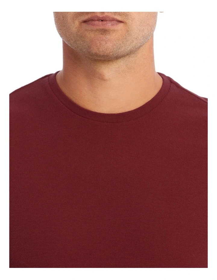 Owen Long Sleeve Waffle Crew Tee image 4