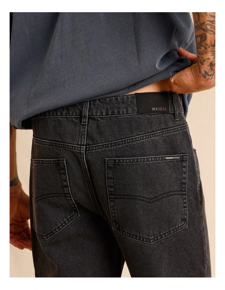 Essential Rylee Relaxed Jean in Black image 3