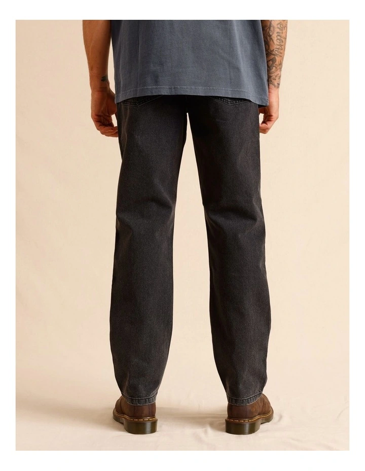 Essential Rylee Relaxed Jean in Black image 5