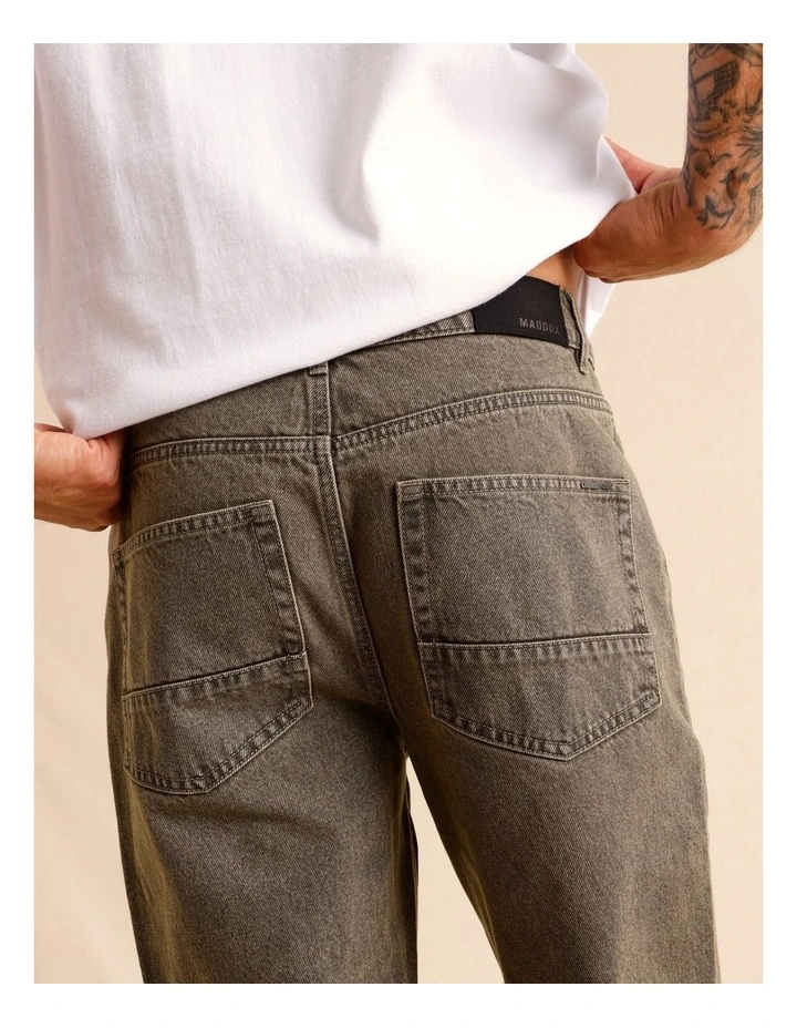 Essential Rylee Relaxed Jean in Brown image 4