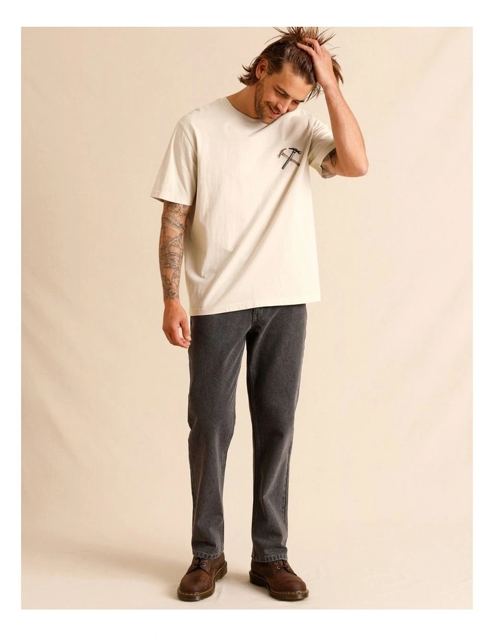 Essential Rylee Relaxed Jean in Charcoal image 3