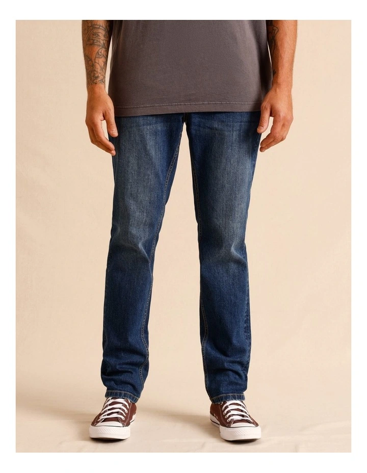 Kristian Slim Tapered Jean in Mid Night image 1