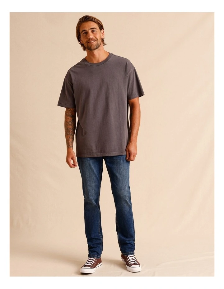 Kristian Slim Tapered Jean in Mid Night image 3