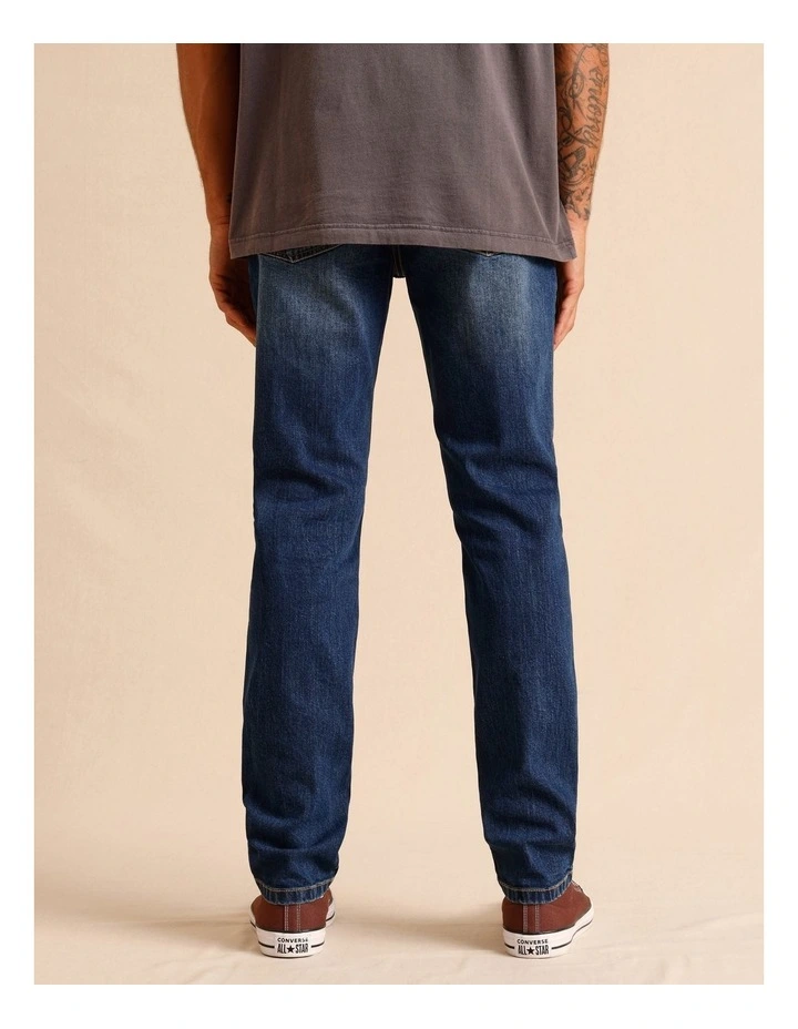 Kristian Slim Tapered Jean in Mid Night image 5