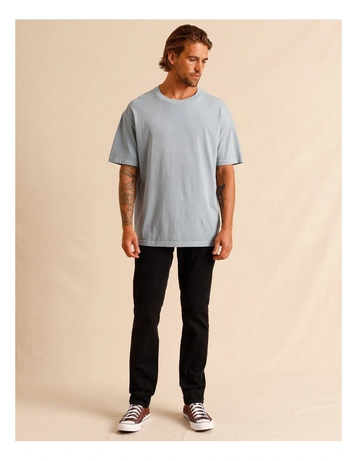 Kristian Slim Tapered Jean Solid Black image 2