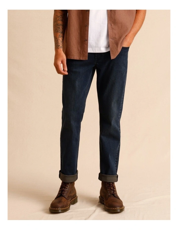 Dylan Regular Straight Jean Dark Denim image 1