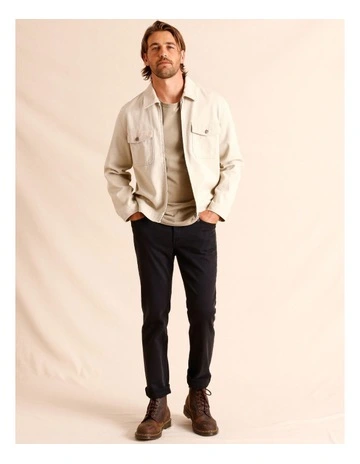 Essential Dylan Regular Straight Jean Size 30 Leg Length in Black