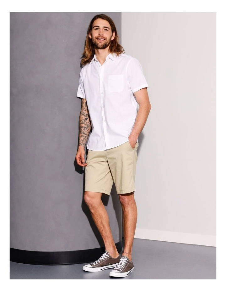 Luke Chino Short in Stone image 3