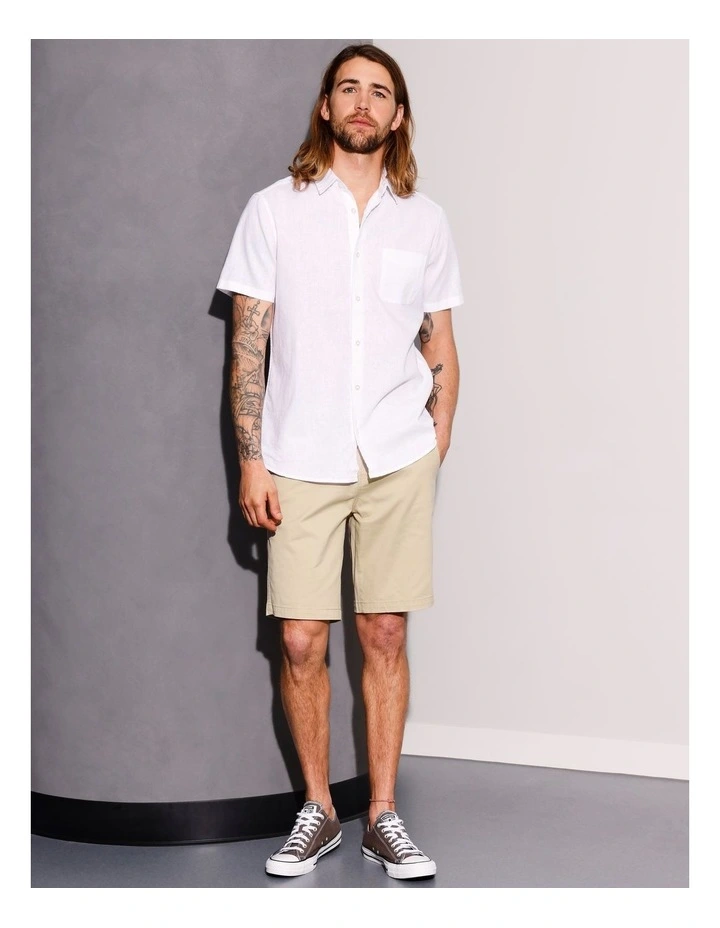 Luke Chino Short in Stone image 5