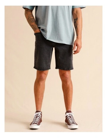 Dacian Denim Short in Black