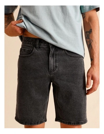 Dacian Denim Short in Black