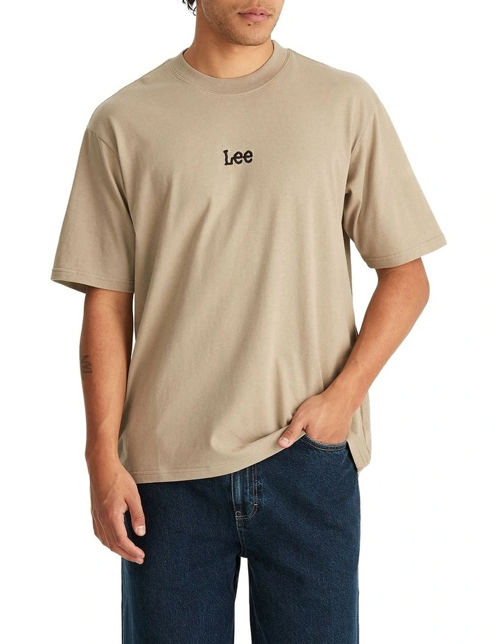 Altos Baggy Tee in Brown image 1
