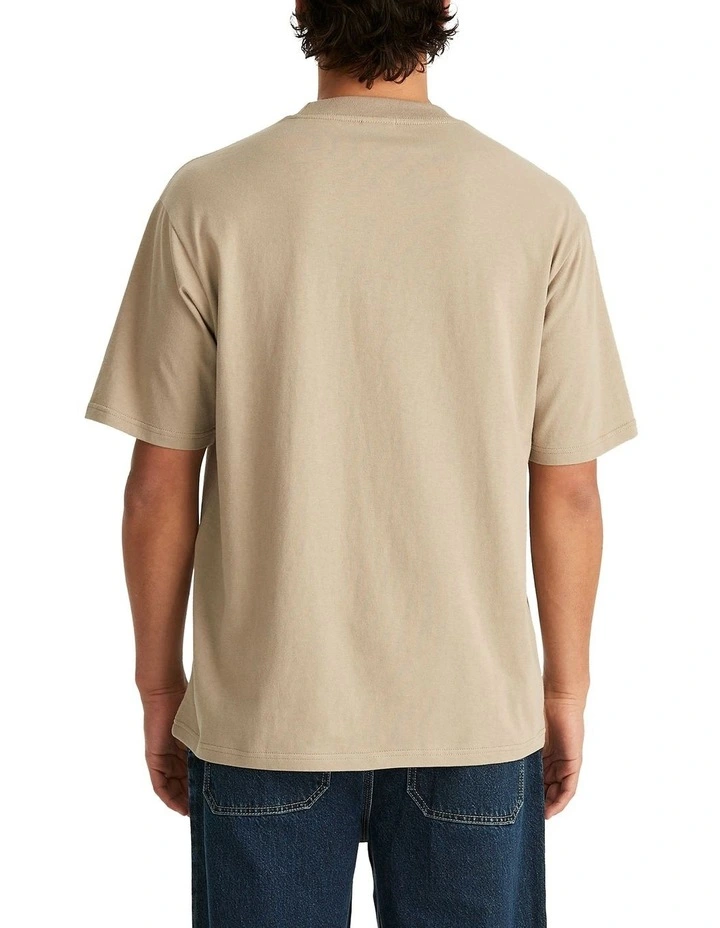 Altos Baggy Tee in Brown image 2