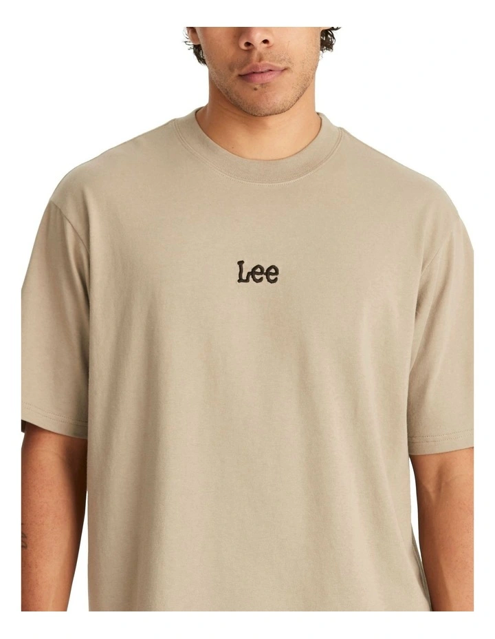 Altos Baggy Tee in Brown image 3