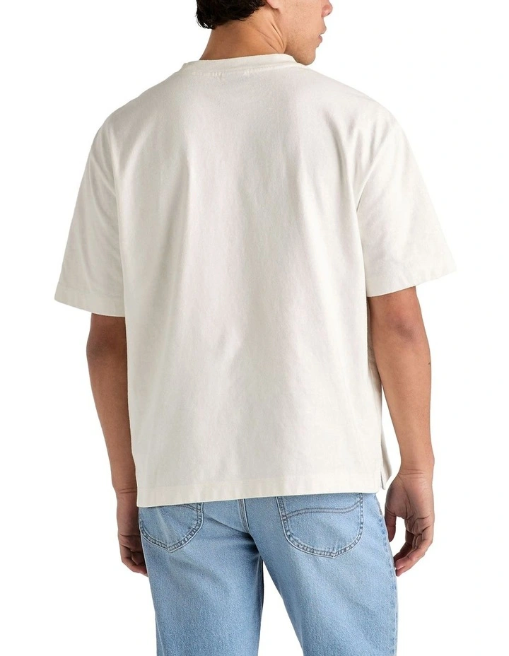 Global Baggy Tee in White image 2