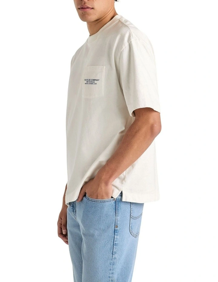Global Baggy Tee in White image 4