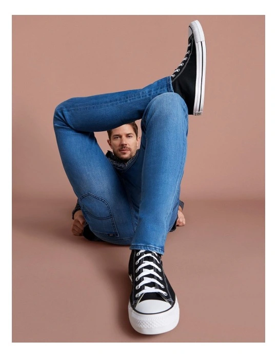 Lee Z-One Tapered Leg Skinny Jeans Blue 