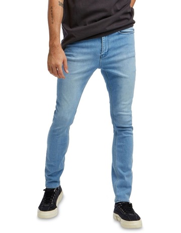 Lee Z-One Balance Skinny Jeans In Blue 