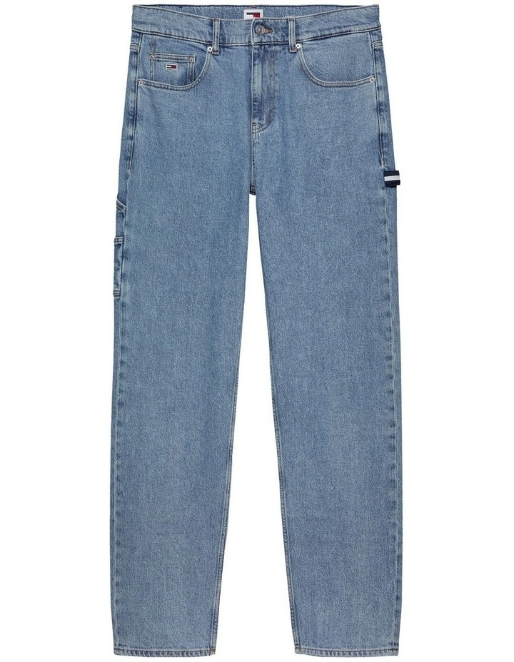 Jaimie Relaxed Straight Carpenter Jean in Light Blue image 1