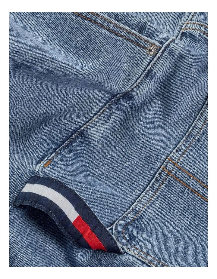 Jaimie Relaxed Straight Carpenter Jean in Light Blue image 2