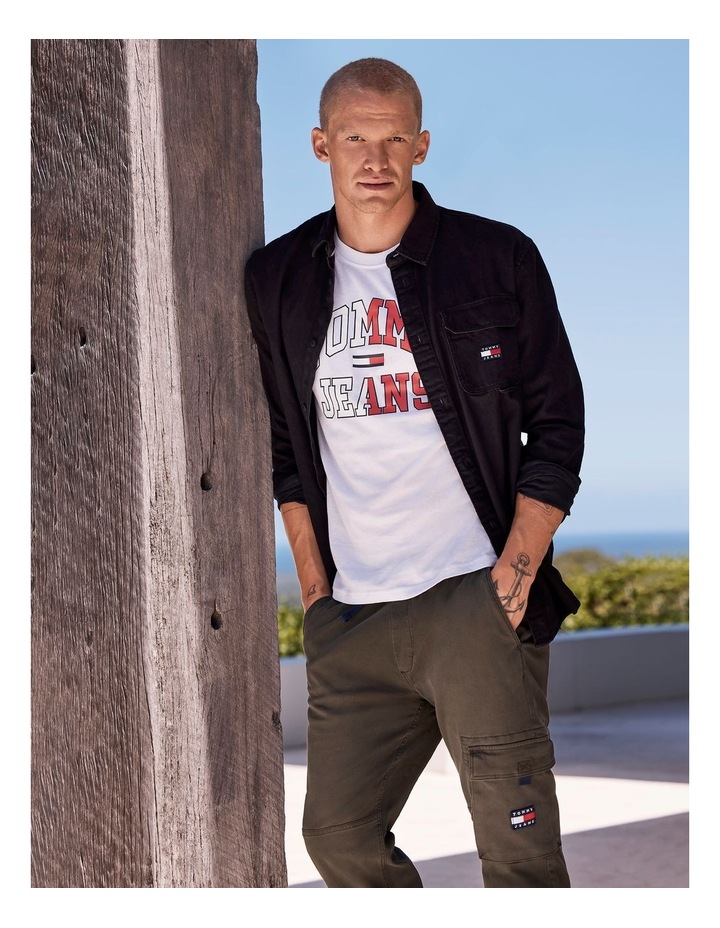 tommy jeans dobby cargo pant