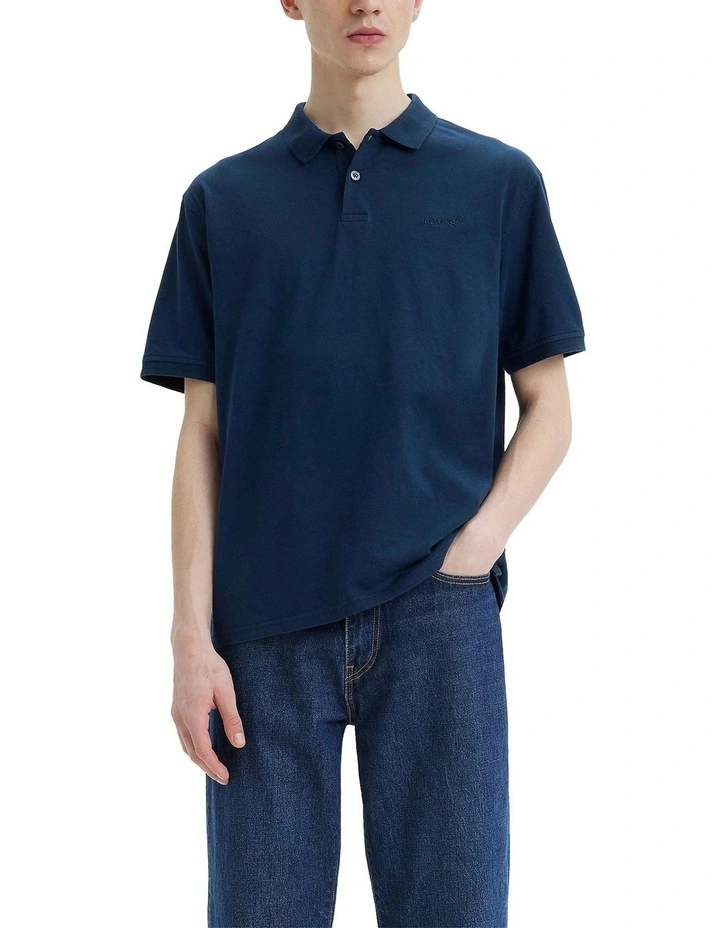 Authentic Polo Shirt in Dress Blues image 1