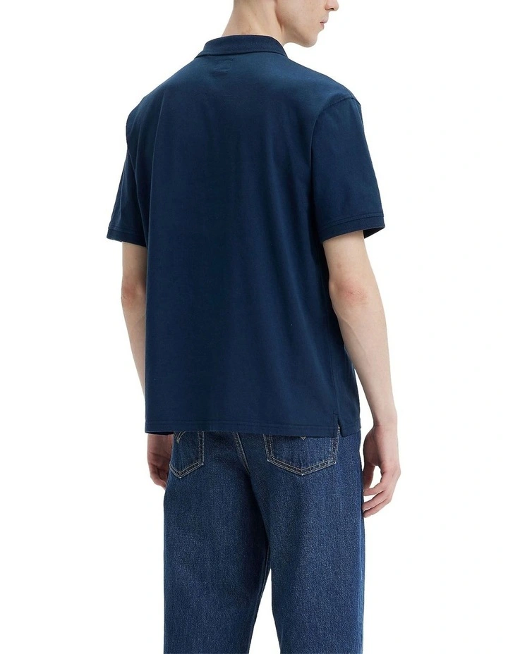 Authentic Polo Shirt in Dress Blues image 2