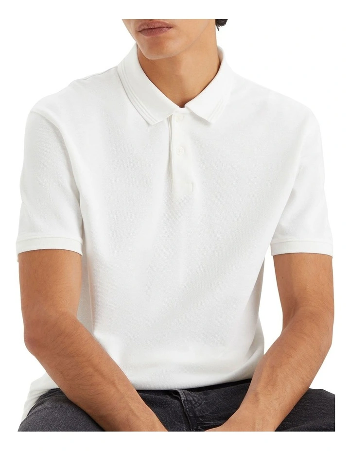 Standard Polo Shirt in Bright White image 3
