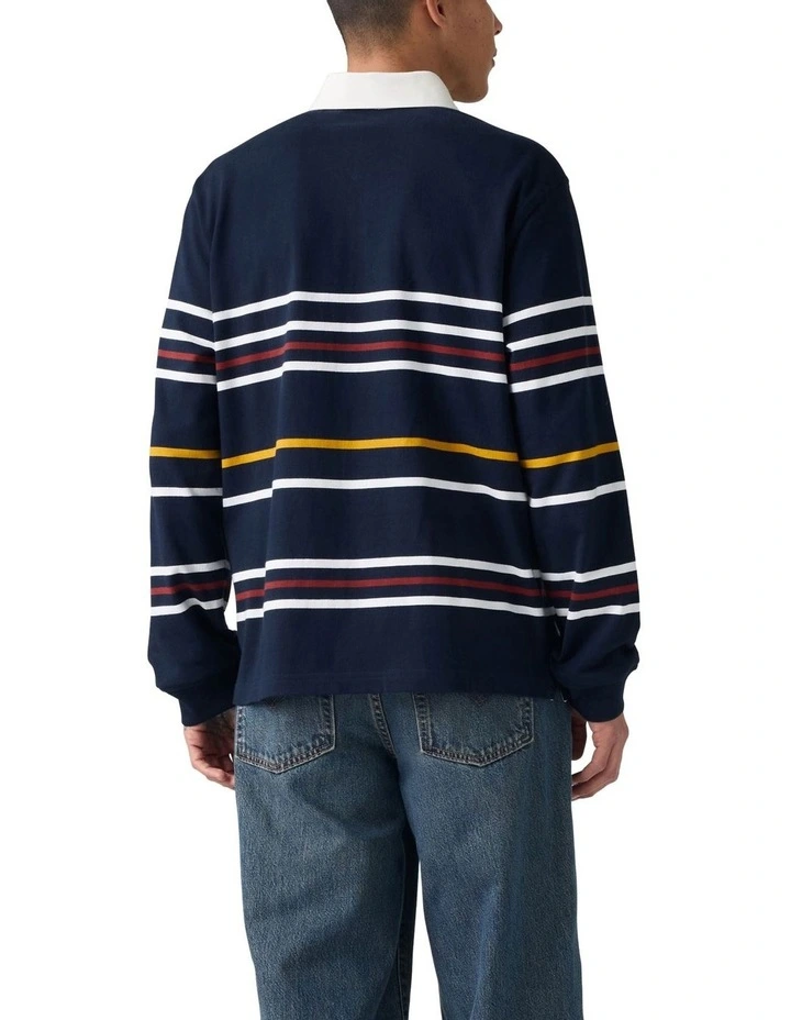 Union Rugby Shirt in Navy image 2