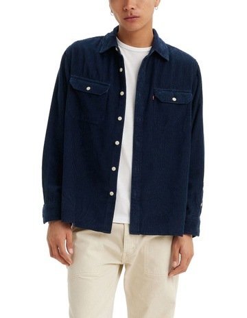 Jackson Worker Overshirt in Enzo Vintage Indigo