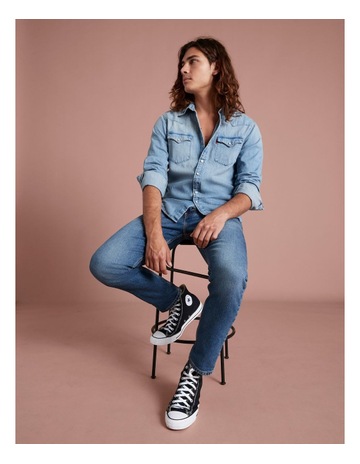 Barstow Western Denim Shirt Light 