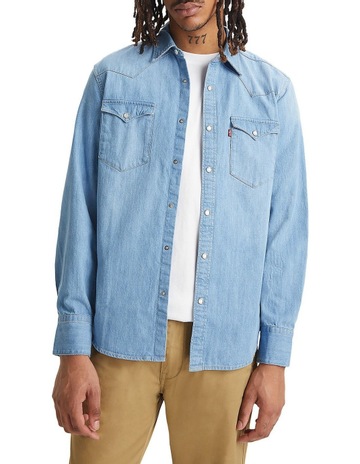 Barstow Standard Fit Western Shirt in Esta Noche