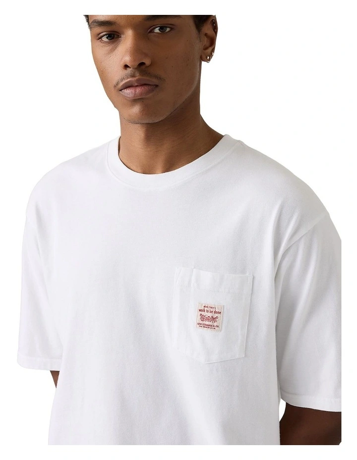 Workwear T-shirt in Bright White image 3