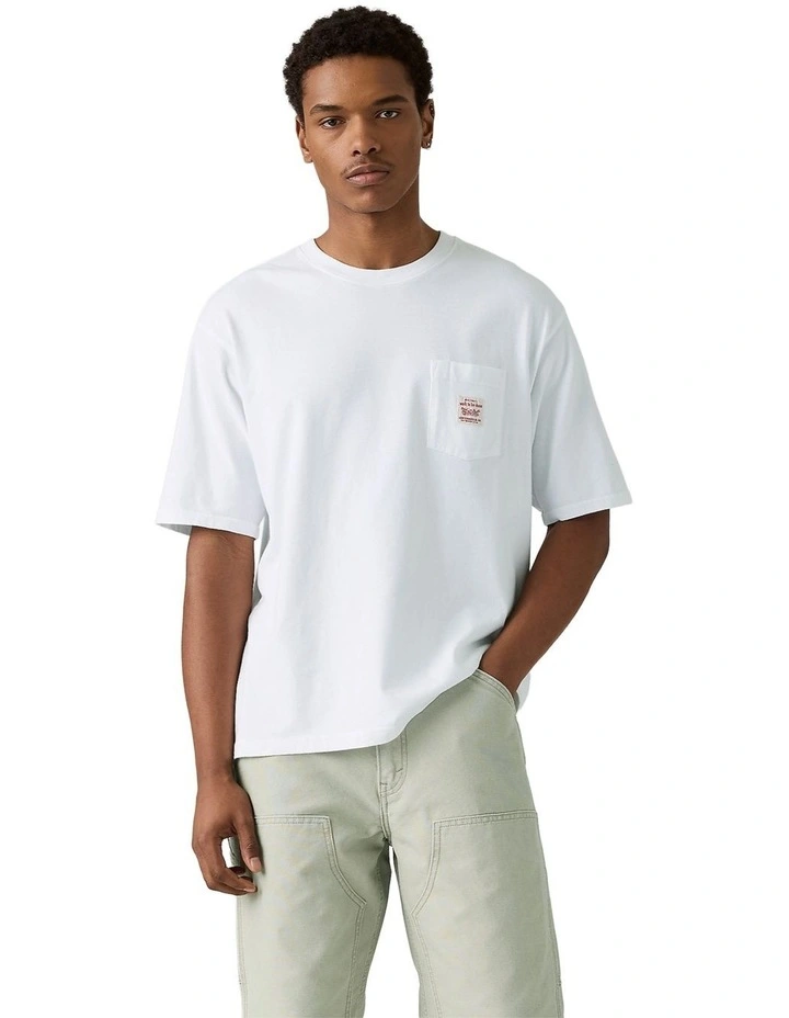 Workwear T-shirt in Bright White image 4