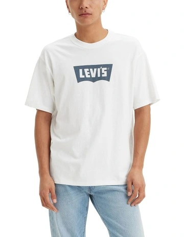 Batwing Graphic T-Shirt in White
