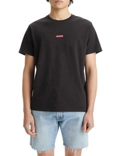 Relaxed Baby Tab Short Sleeve T-shirt in Meteorite