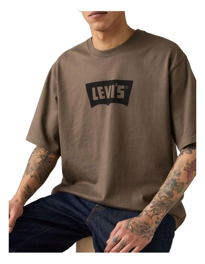 Half-Sleeve T-shirt in Khaki Green image 4