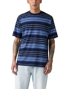 Red Tab Vintage T-shirt in Corey Stripe