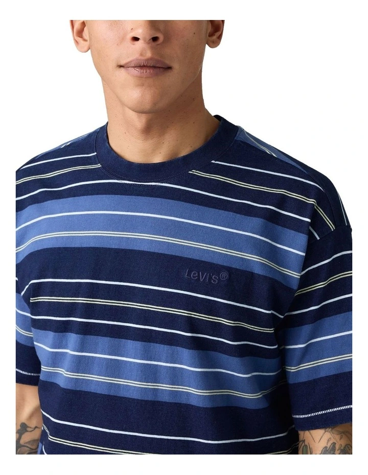 Red Tab Vintage T-shirt in Corey Stripe image 3