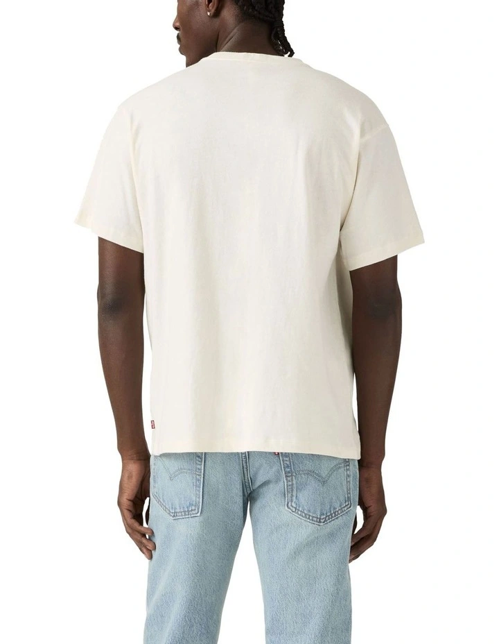 Graphic Vintage Fit T-shirt in First Choice Egret image 2
