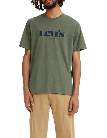 Relaxed Fit Short Sleeve T-Shirt Green 