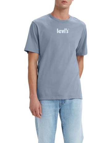 Relaxed Fit Short Sleeve T-Shirt Blue 