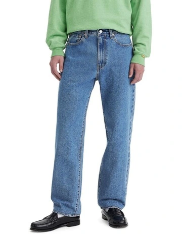 568 Loose Straight Jeans in Blue Essentials