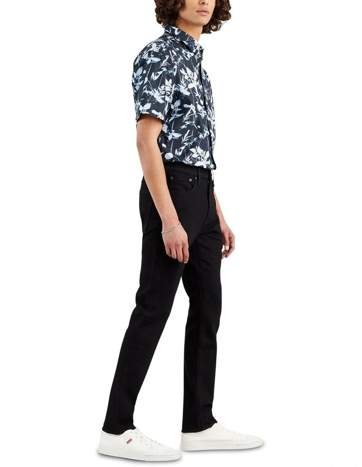 510 Skinny Jeans in Black Leaf image 3